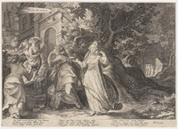 TvB G 2467
<br/>
De dwaze maagden komen te laat
<br/>
<em>Saenredam, Jan (ca. 1565/1566-1607)</em>